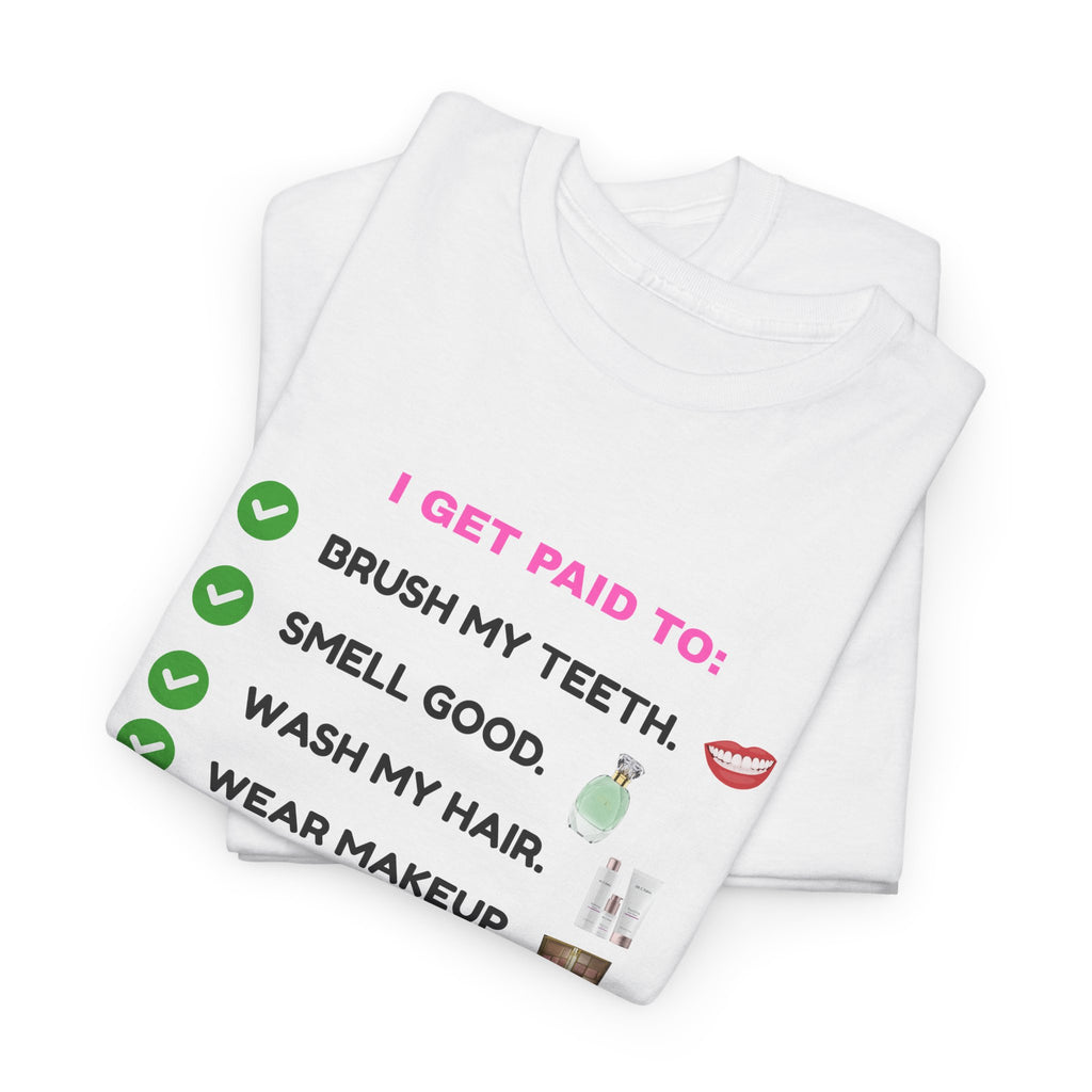 Glow Up Empire I get Paid to Confidence Coach Graphic T‑Shirt
