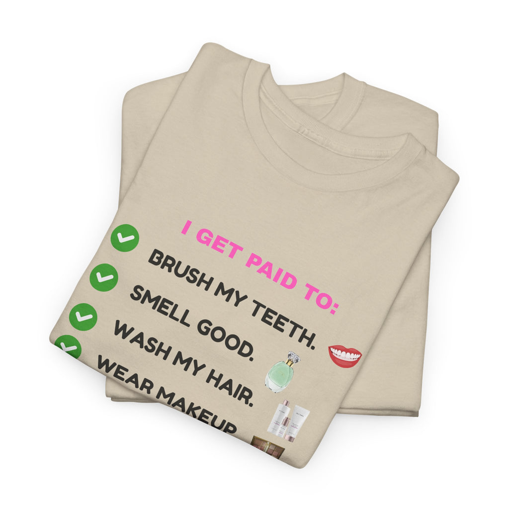 Glow Up Empire I get Paid to Confidence Coach Graphic T‑Shirt