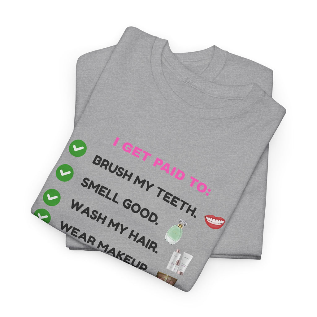 Glow Up Empire I get Paid to Confidence Coach Graphic T‑Shirt