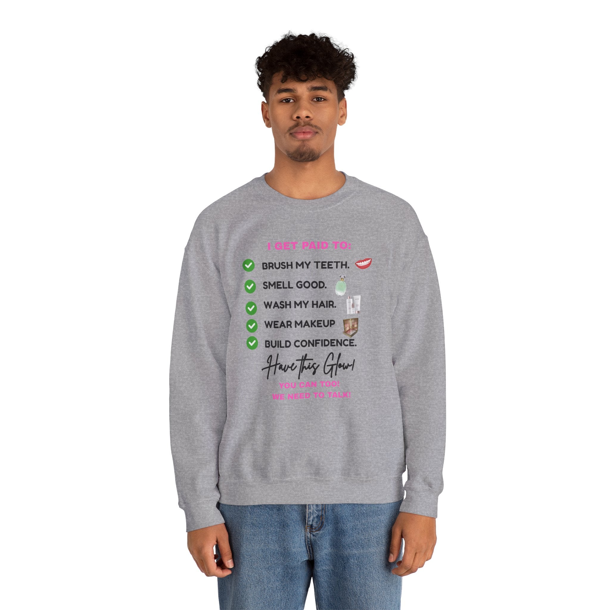 Do you get paid to... Unisex Heavy Blend™ Crewneck Sweatshirt