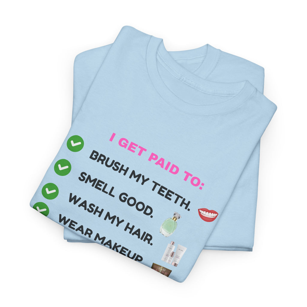 Glow Up Empire I get Paid to Confidence Coach Graphic T‑Shirt