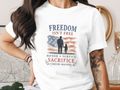 Forever Grateful Americana T-Shirt - 4th of July Vintage Tee